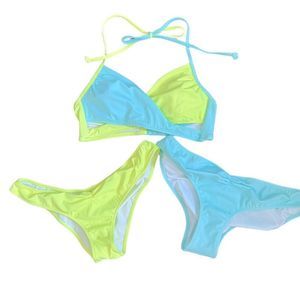 Victoria’s Secret PINK 3 Piece Bikini Cheeky Bottoms Set Small **BRAND NEW**